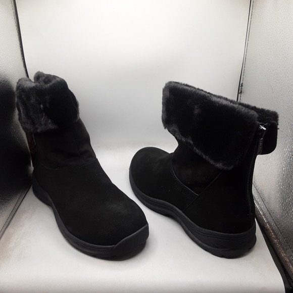 Muk Luks Women's Black Fur-Lined Boots 9M - Picture 1 of 12